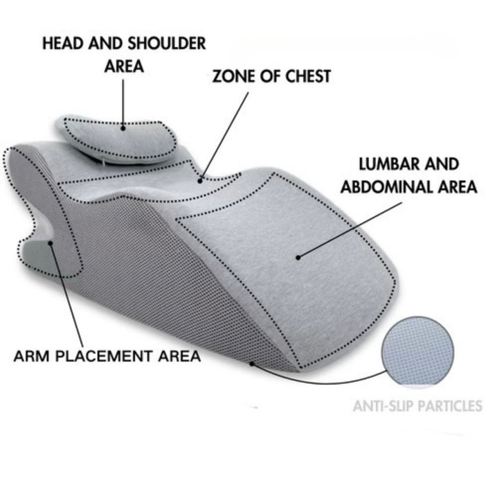 Post BBL Recovery Support Wedge Pillow